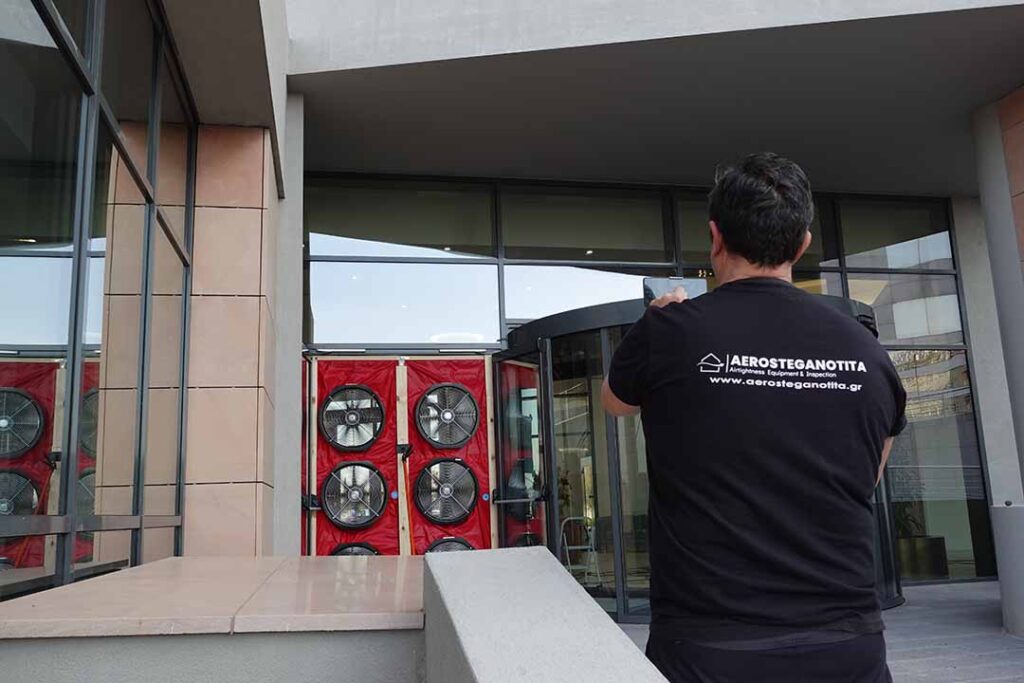 Ο πρώτος έλεγχος αεροστεγανότητας μεγάλης κλίμακας στην Ελλάδα!